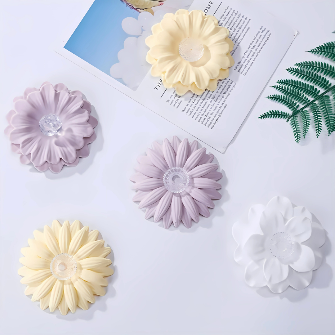 Japanese Silicone Heat-Resistant Flower Tea Cup Lid